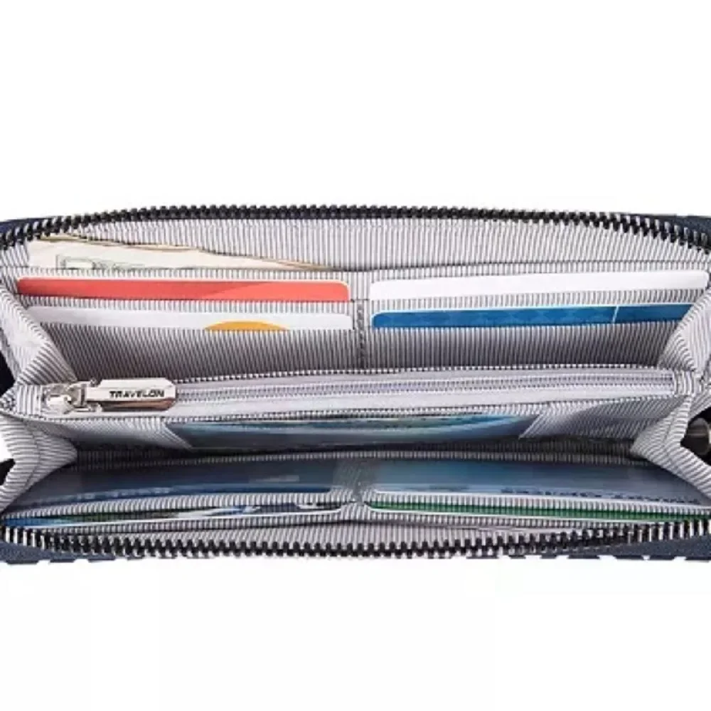 Travelon RFID Blocking Zip Wallet bag